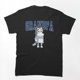 Grandpa Dog Character Varsity Shirt