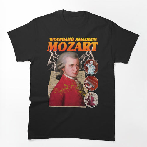 MOZART RAP Classical Composer Music Band Shirt