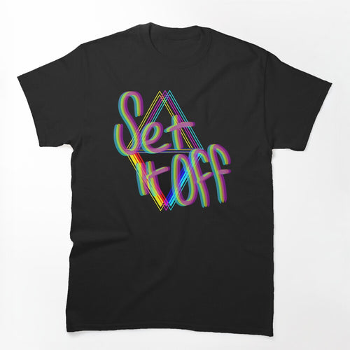 Set It Off Band Elsewhere Album Neon Shirt