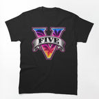 GTA 5 But GTA 6 Style Vibrant Vice City Inspired GTA V Fan Art Retro Shirt