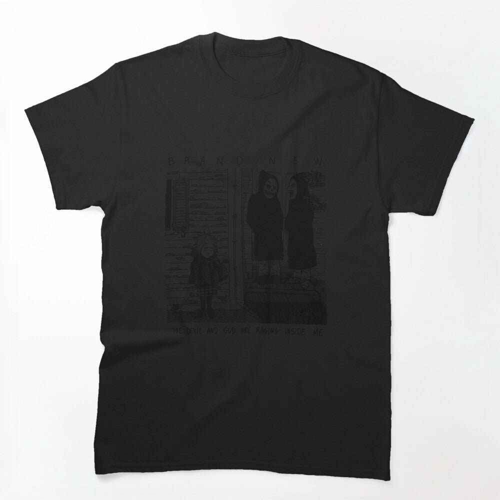 The Devil And God Are Raging Inside Me Black Vr - Fanartwork Shirt