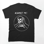 Against Me Punk Rock Band Graphic Design Shirt