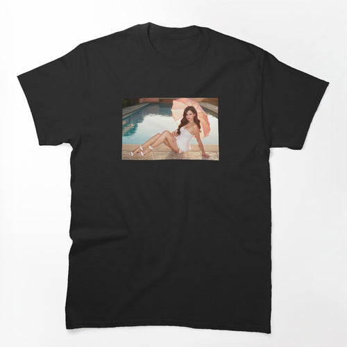 Beautiful Goddess In Pool Shirt