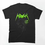 Havok Neon Green Thrash Metal Design Shirt