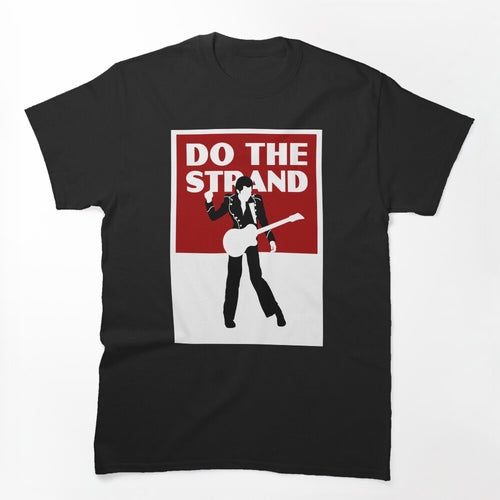 Musician Silhouette Playing Guitar Red Square Shirt