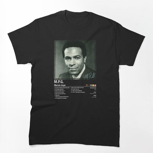 Marvin Gaye M P G Soul R&B Album Shirt