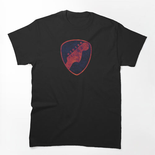 Distressed Fire Guitar Pick Shirt