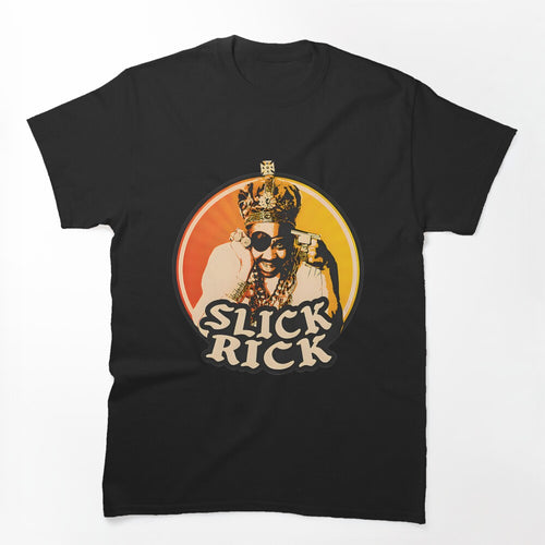 Slick Rick Inspired Urban Style Graphic Design Shirt