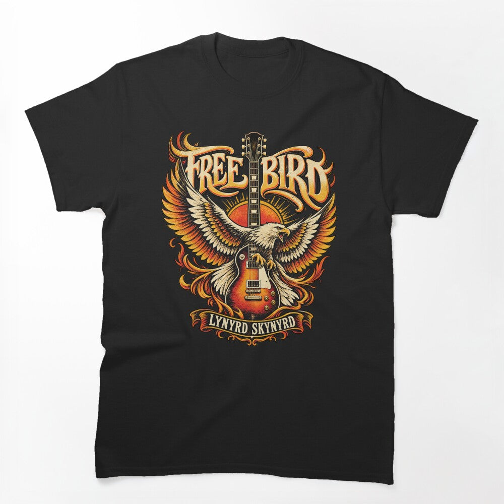 Lynyrd Skynyrd Free Bird Vintage Southern Rock Art Shirt