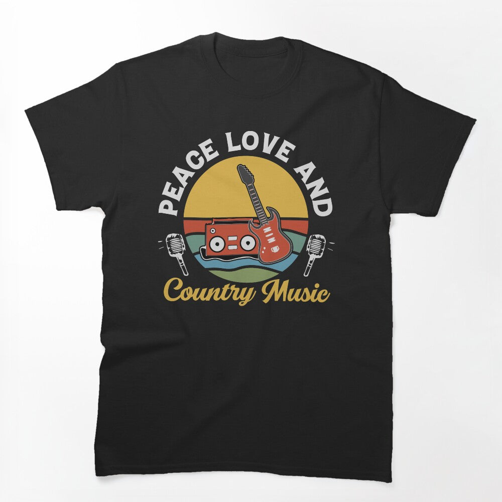 PEACE LOVE AND COUNTRY MUSIC COLLECTION Shirt