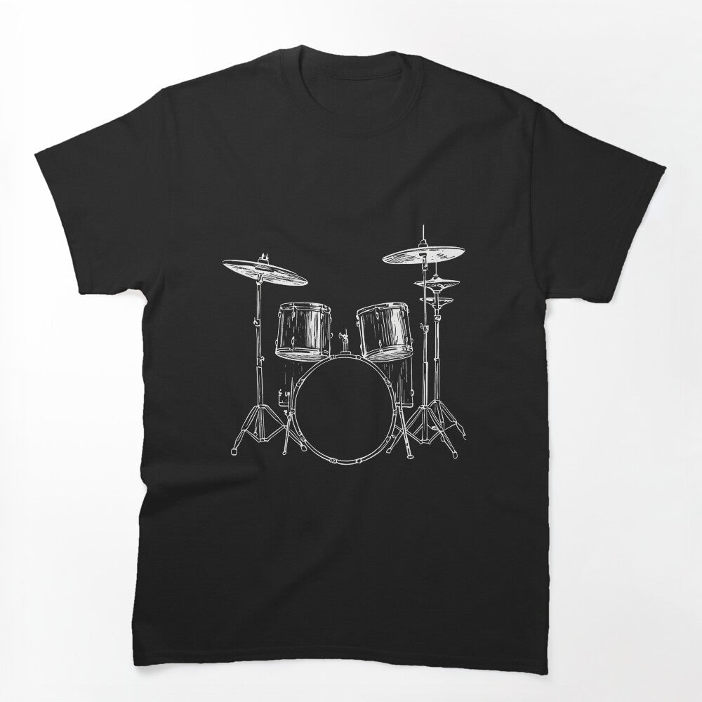 Drums Music Instrument Illustration Drums Shirt