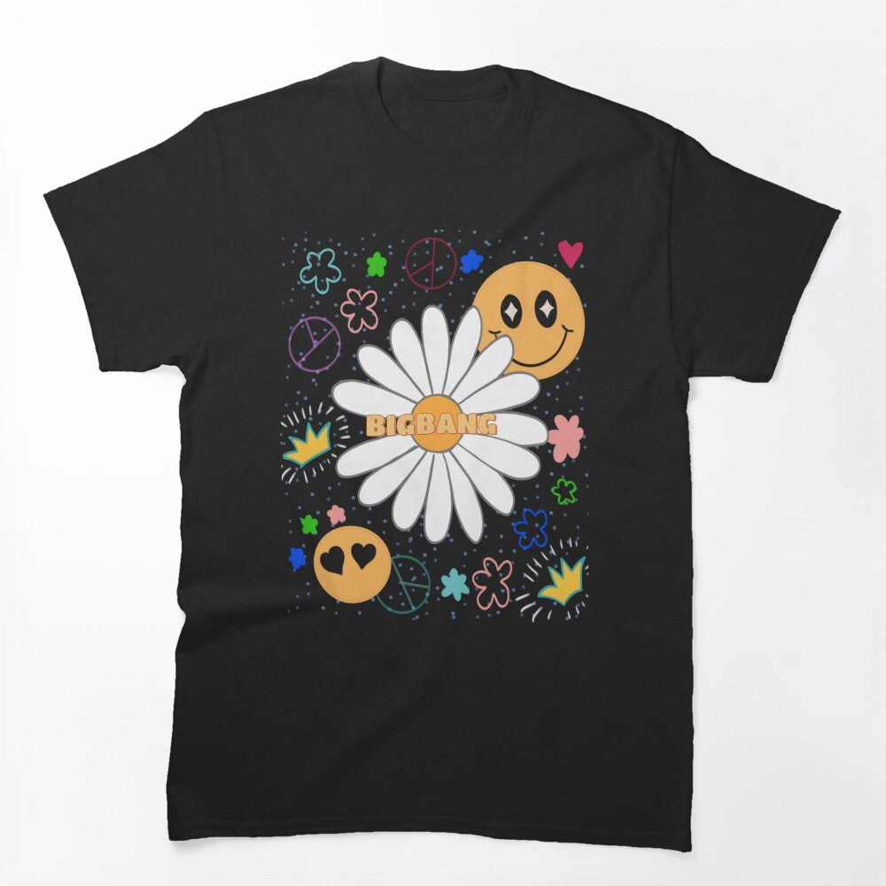 Bigbang K-pop Logo Combination Design Shirt