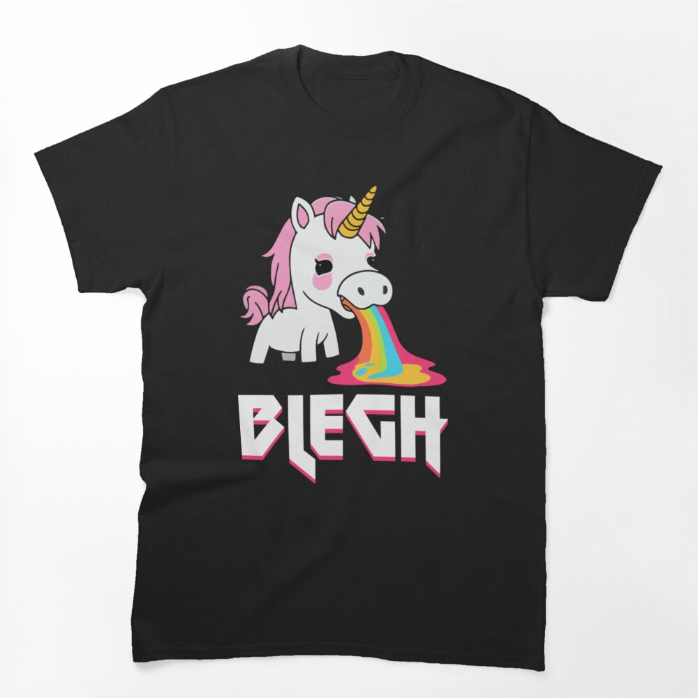 Blegh Heavy Metal Metalcore Deathcore Unicorn6 Shirt