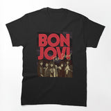 Jovi The Story Band Portrait Red Bold Shirt