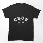 Cbgbs On Black Shirt