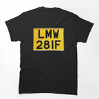 28 IF - Beatles License Plate Shirt