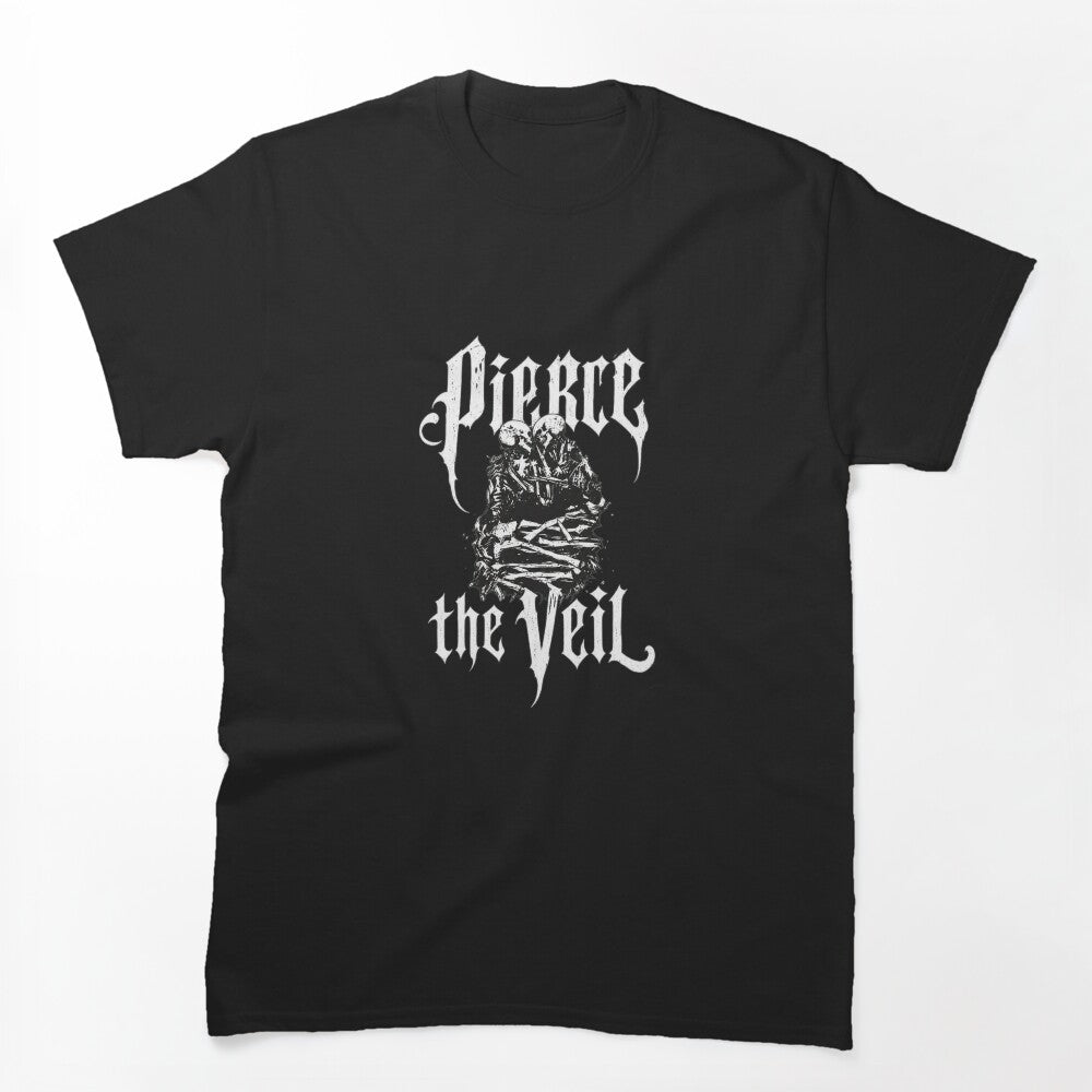 Pierces The Veils Band Gothic Skull Shirt
