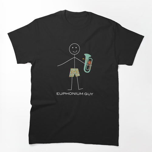 Funny Mens Euphonium Design Shirt