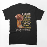 Vintage Be Kind Cowgirl Boots Hat Heart The Secret Life Best Women Men Shirt