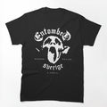 Swedish Extreme Music Band Typography And Scream Face Shirt