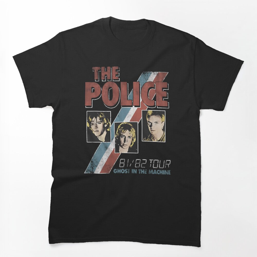 Officially Licensed The Police Ghost In The Machine - The Police Band Shirt