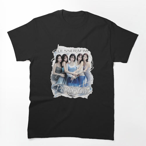 LE SSERAFIM PUREFLOW Era Fanmade Kpop Shirt