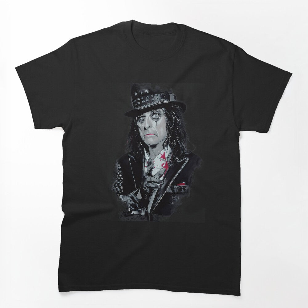 Gothic Alice Cooper Portrait Shirt