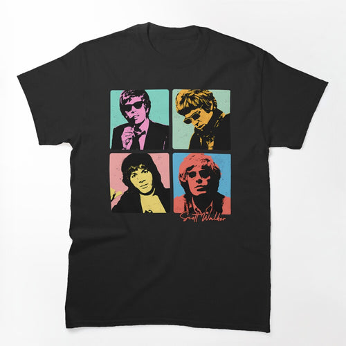 Four Panel Pop Portrait With Sunglasses Shirt