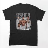 Usher RnB Legend Collage Retro Style Shirt