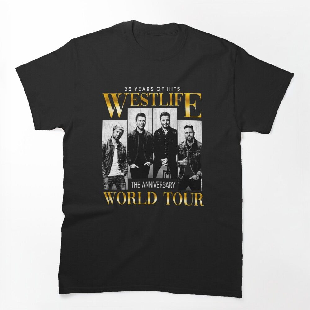 Westlife 25th Anniversary World Tour Shirt