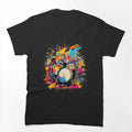 Rhythmic Fusion Abstract Drum Set Shirt