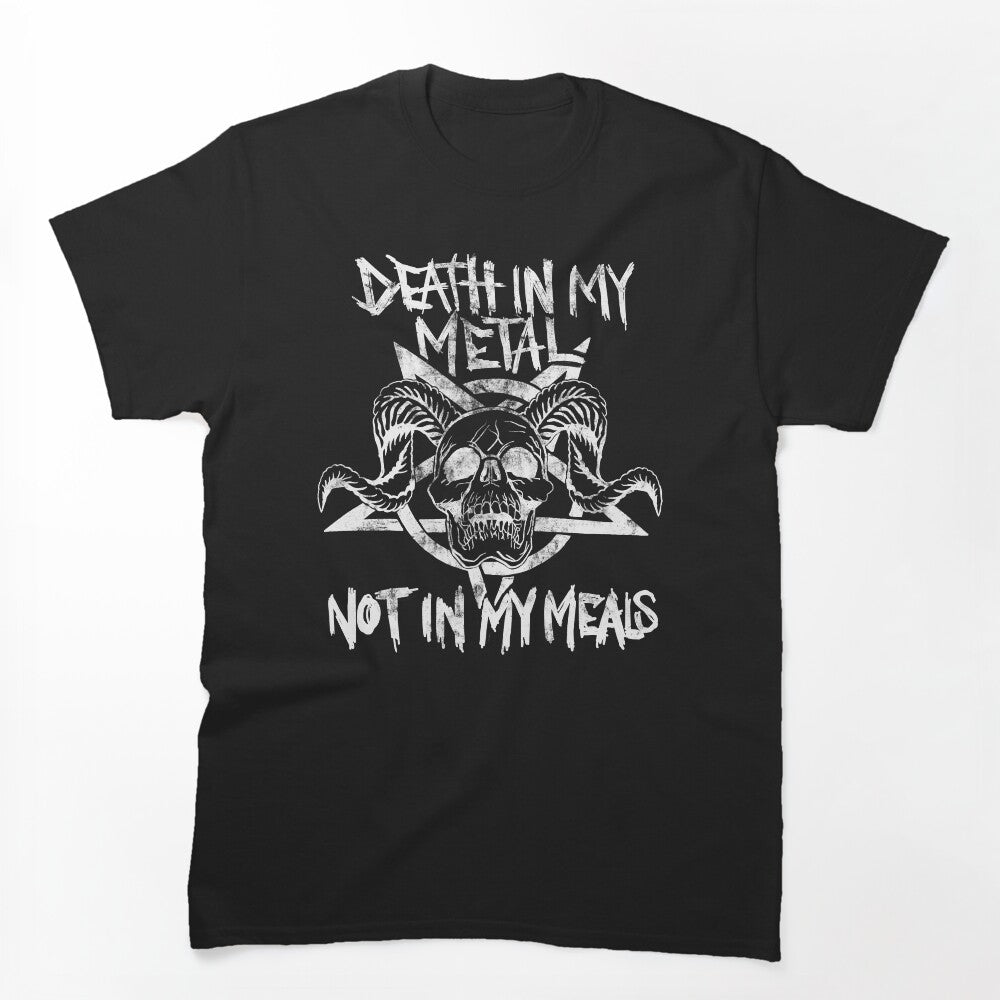 Vegan Metalhead - Death In My Metal Not In My Meals Shirt