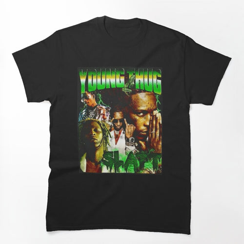 Young Thug Slatt Slime Green Vintage Rapper Bootleg Vintage Unisex Shirt