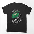 This Is Sandpit Turtle - Bmth Meme - White On Black Shirt