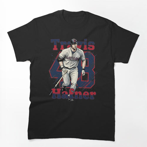 Travis Hafner Pronk Retro 90s Vintage Bootleg Style Baseball Shirt
