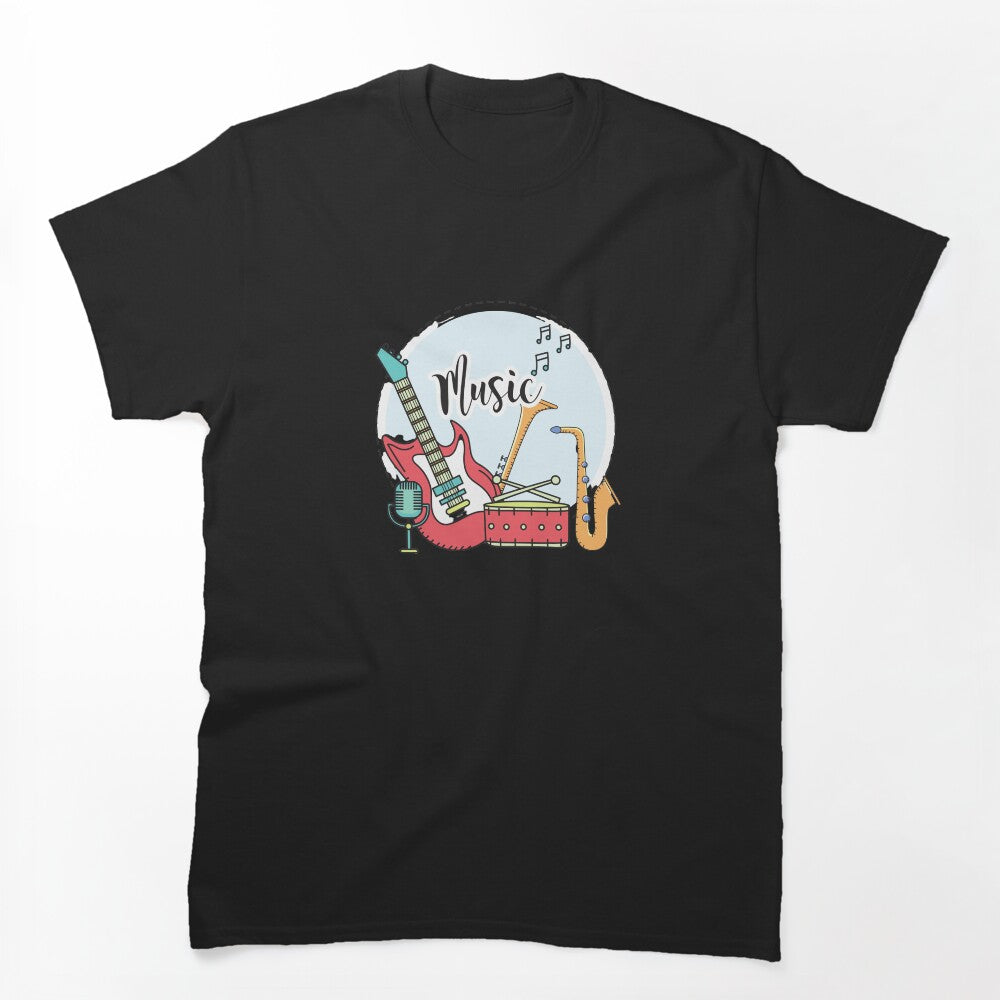 Melody In Motion Dynamic Music Design Shirt