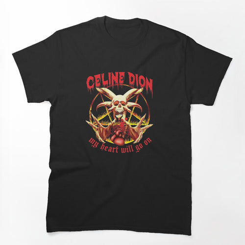 Celine Dion - My Heart Will Go On Metal Restyle Shirt