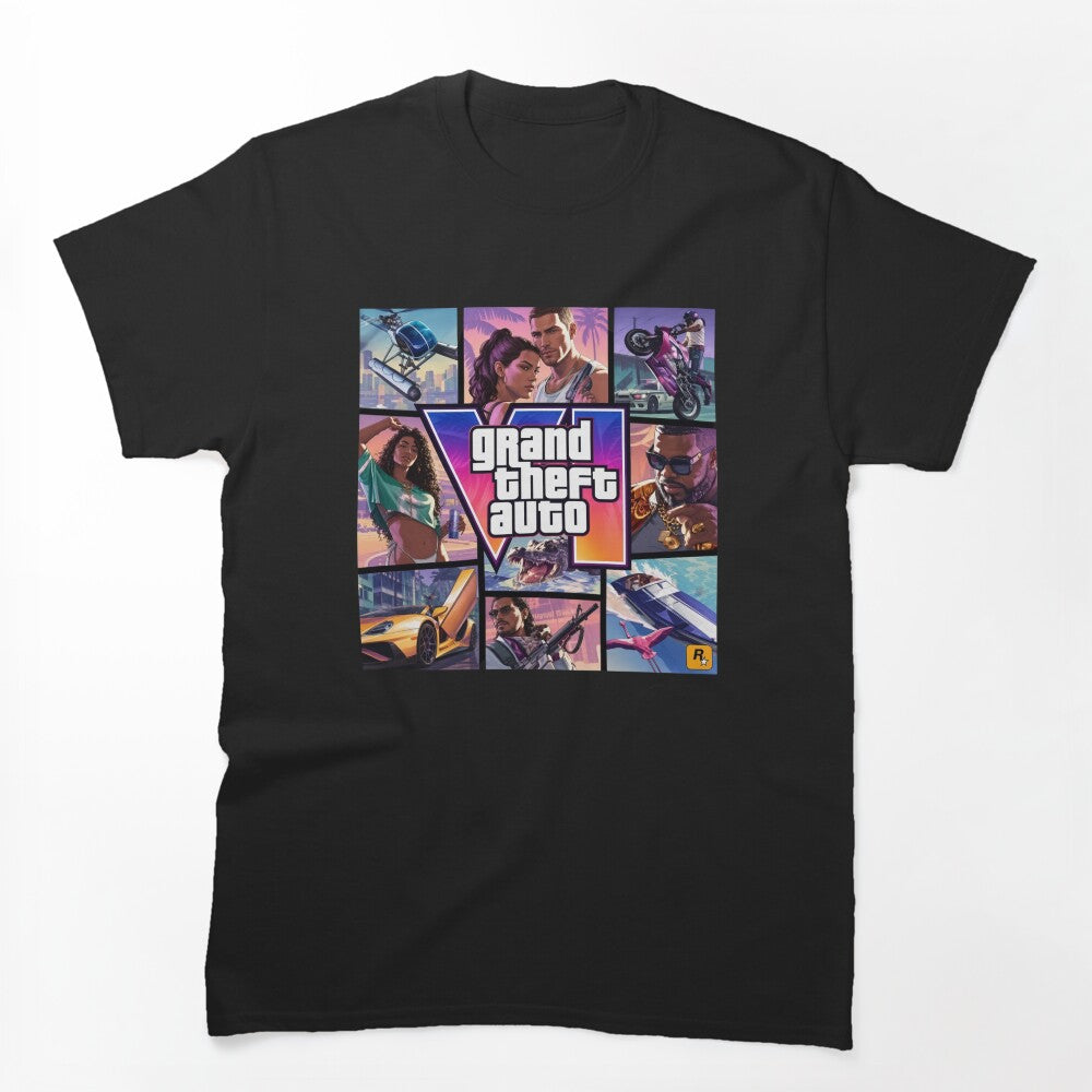 GTA VI - Retro Miami Neon Shirt