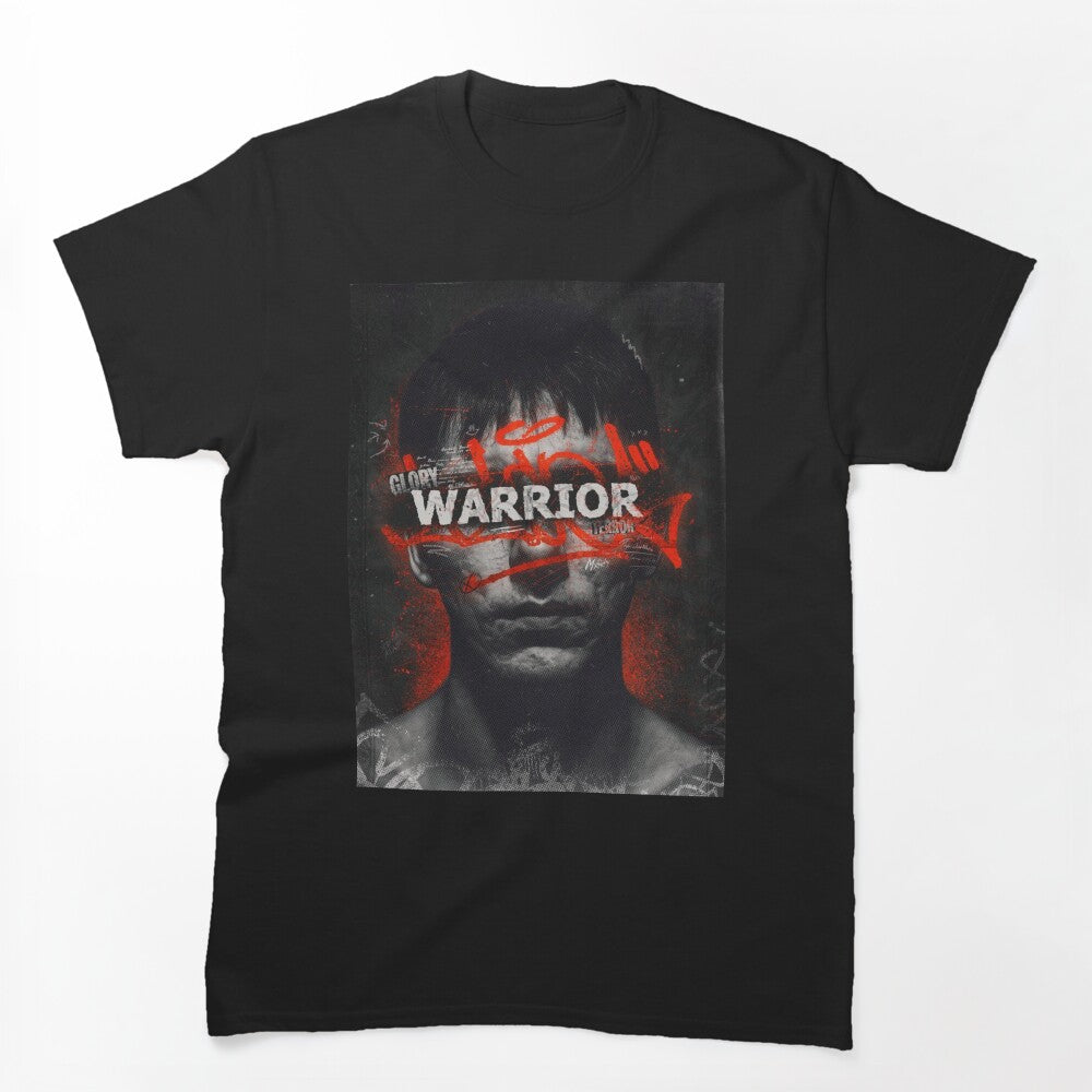 Warrior Portrait Grunge Streetwear Theme Shirt
