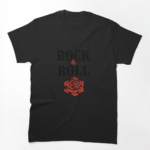 Copy Of Rock & Roll Rose - Vintage Band Tribute Retro 1970s Vibes Shirt
