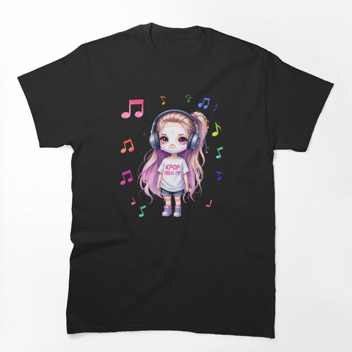 Korean Beauty & K-Pop Chibi Girl Shirt
