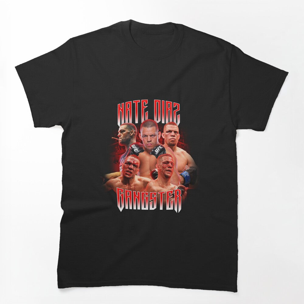 Nate Diaz Vintage Style Bootleg Bootleg T Rap Shirt