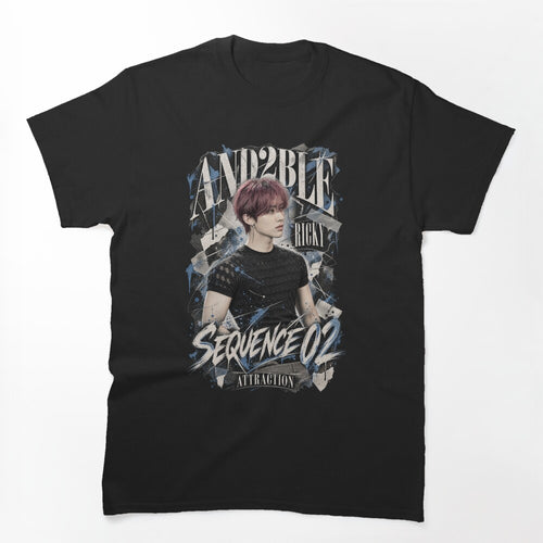 Ricky Monochrome Editorial Art AND2BLE Fan Made Shirt