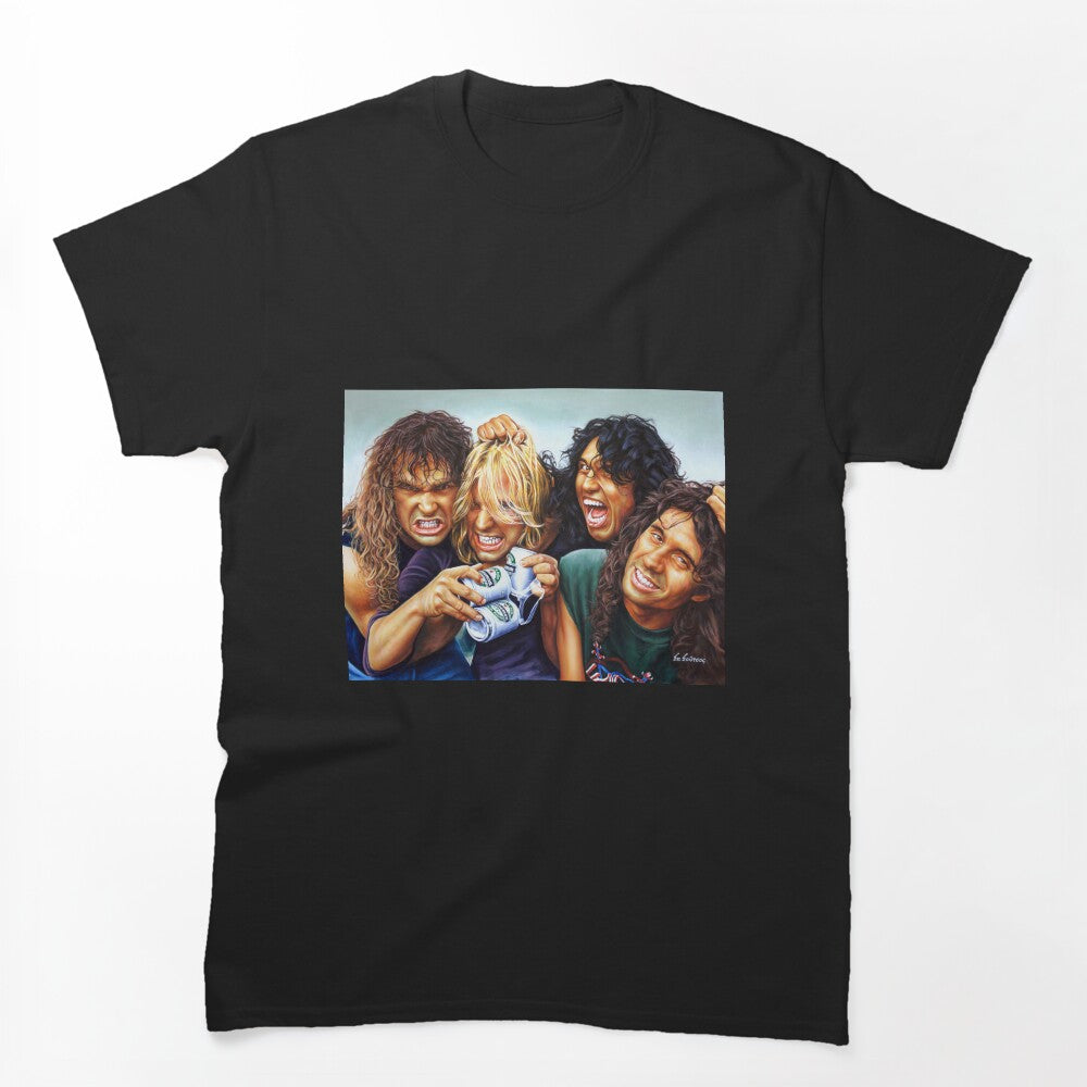 Slayer Tom Araya Jeff Hanneman Kerry King Dave Lombardo Painting Shirt