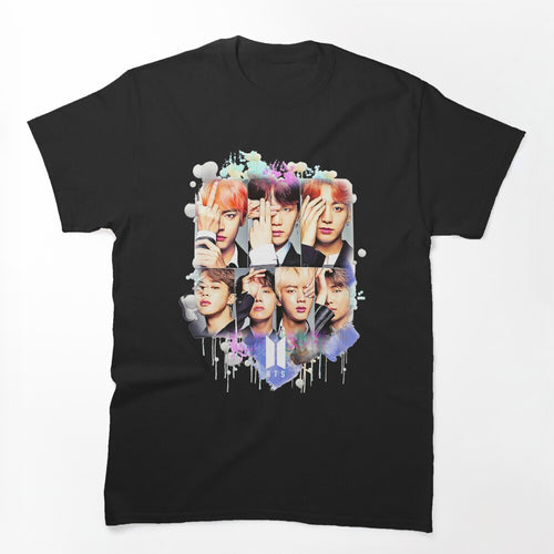 BTS All Together Colorful Art Shirt