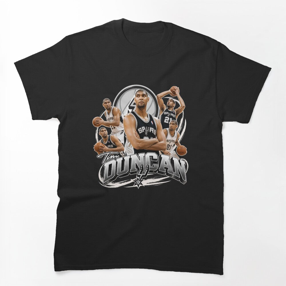 Tim Duncan Vintage Bootleg Rap Shirt