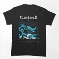 White Typography Viking Metal Band Shirt