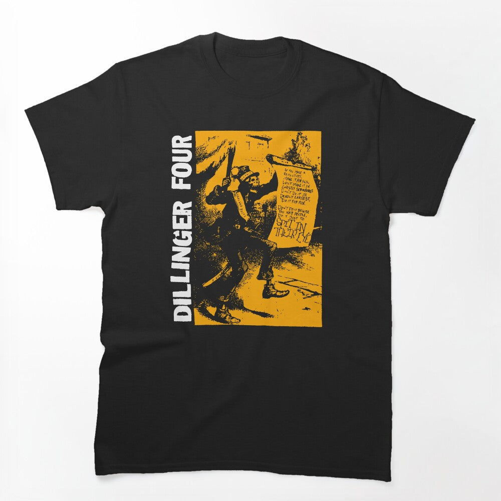 Yellow Silhouette Melodic Hardcore Band Shirt