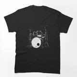 Visual Impact Drums In The Digital World Beyond The Musical Stage Shirt