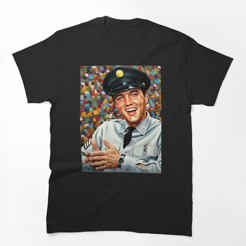 Elvis Presley - Smiling Army Portrait Shirt